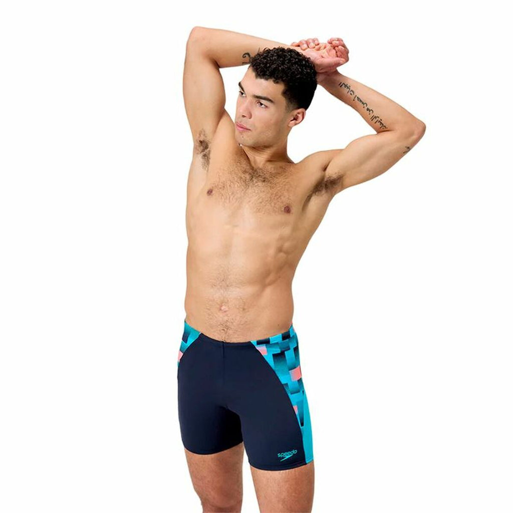 Men’s Bathing Costume Speedo  Eco End+ Max Splice Mid Black